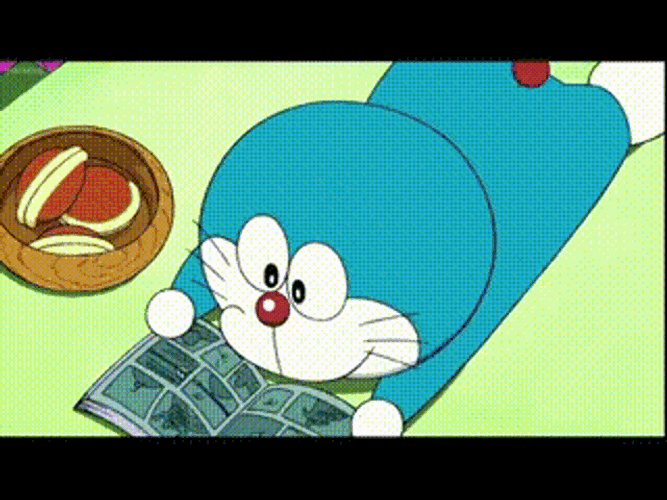 Doraemon Nobita Water Drift GIF