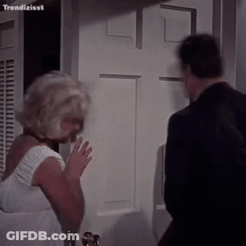 Doris Day Slamming Door Hard GIF