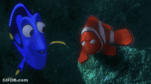 Dory And Clown Fish Boy Frustration GIF