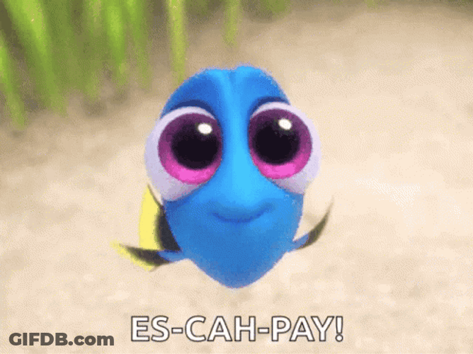 Dory Es-Cah-Pay GIF