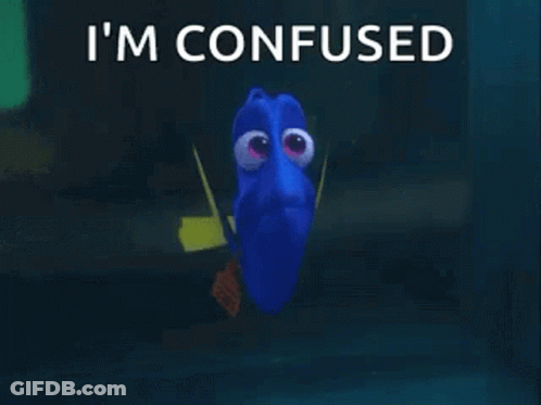 Dory From Finding Nemo Looking At Camera GIF