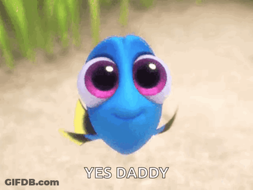 Dory Smiling Saying Yes Daddy GIF