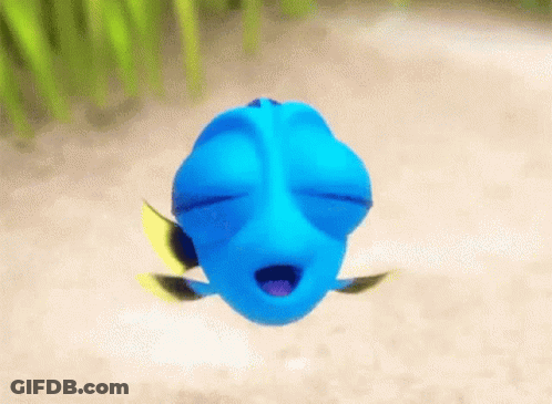 Dory Swimming In Ocean GIF