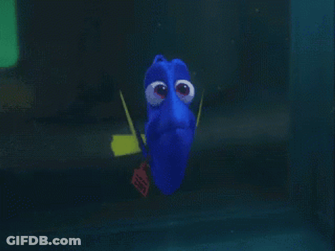 Dory Talking GIF