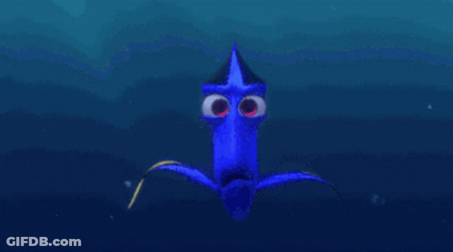 Dory Zooming In GIF