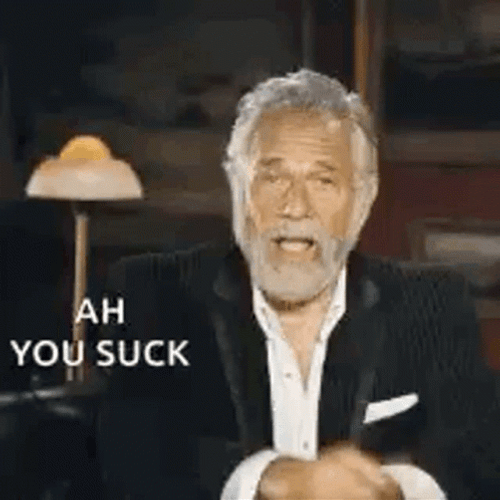 Dos Equis Point You Suck GIF