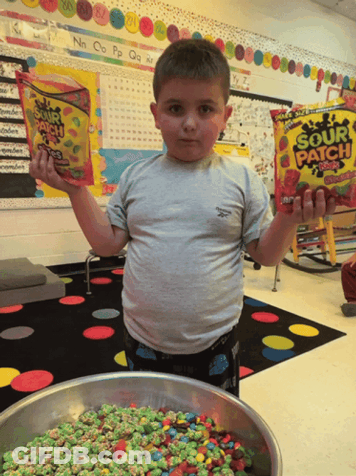 Doses Of Candy Sour Patch Kids GIF