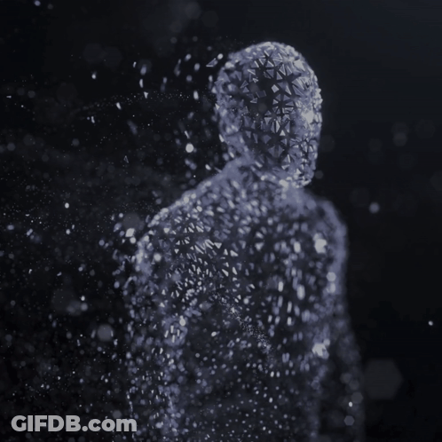 Dot Man Advertisement For Self Identity Attestation GIF