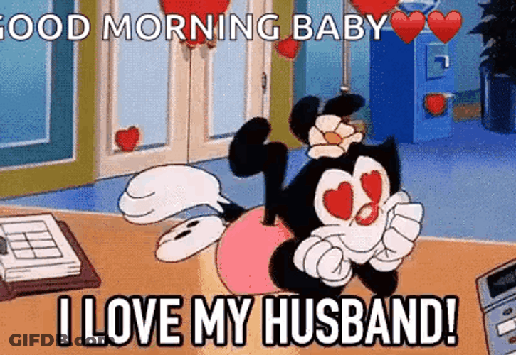 Dot Warner Good Morning I Love My Husband GIF