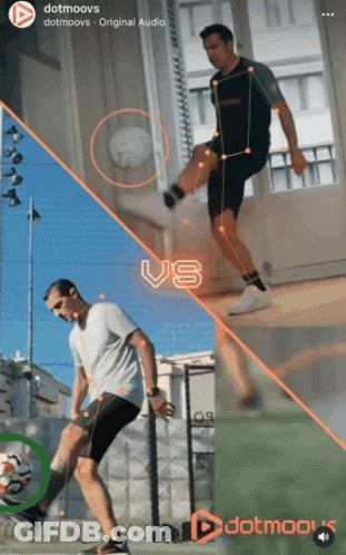 Dotmoovs Man Kicking Ball GIF
