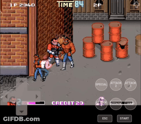 Double Dragon Two GIF