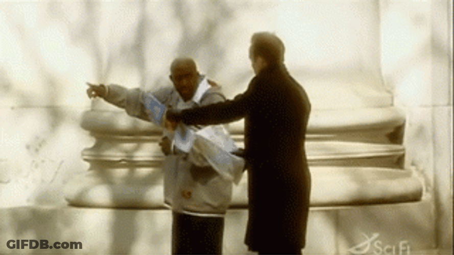 Double Take Funny Directions Switch GIF