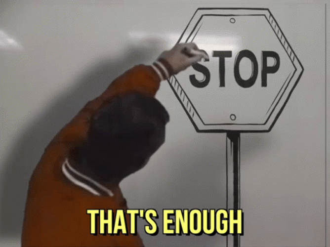 Doug Maclean Stop Enough GIF