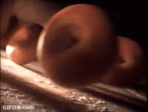 Doughnut Being Baked In Oven GIF
