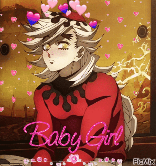 Douma Fan Edit Baby Girl With Hearts GIF