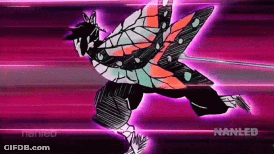 Douma Fan Made Shinobu Attack GIF