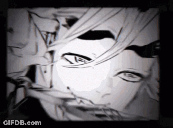 Douma Manga Art Different Faces GIF
