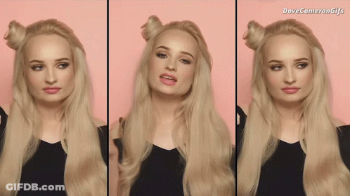 Dove Cameron Blonde Woman Gifs GIF