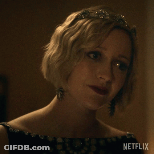 Downton Abbey Series Lily James As Lady Rose Aldridge Shaking My Head GIF