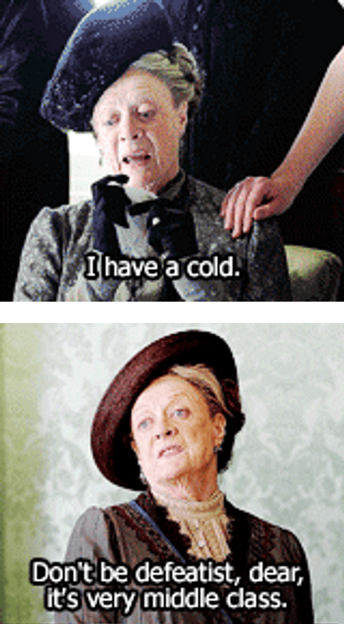 Downton Abbey Violet Crawley Crying Meme GIF