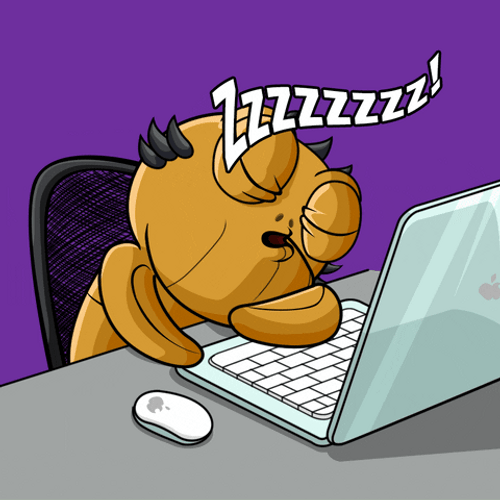 Dozy Sleeping On The Job Meme GIF