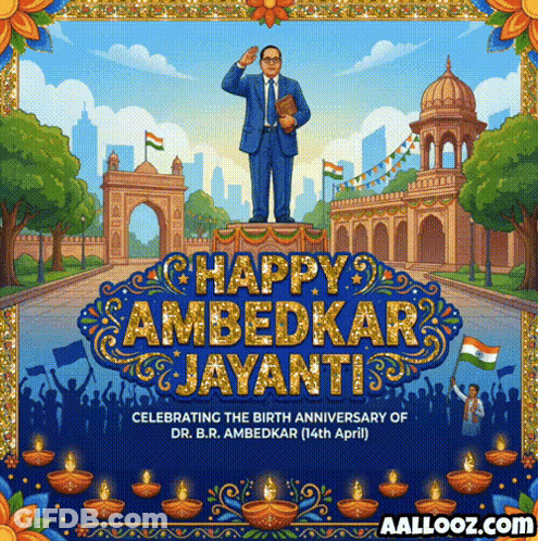 Dr. B.R. Ambedkar Birth Anniversary April 14 GIF
