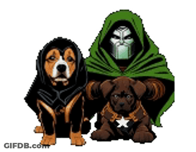 Dr Doom And His Dog GIF
