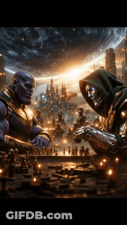 Dr Doom And Thanos GIF