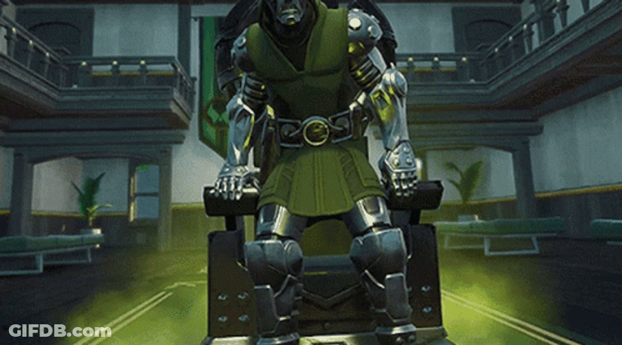 Dr Doom Fortnite Chair GIF