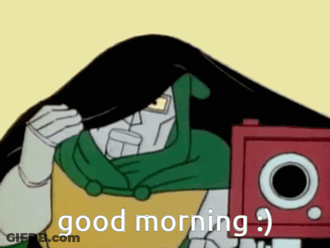 Dr Doom Good Morning GIF