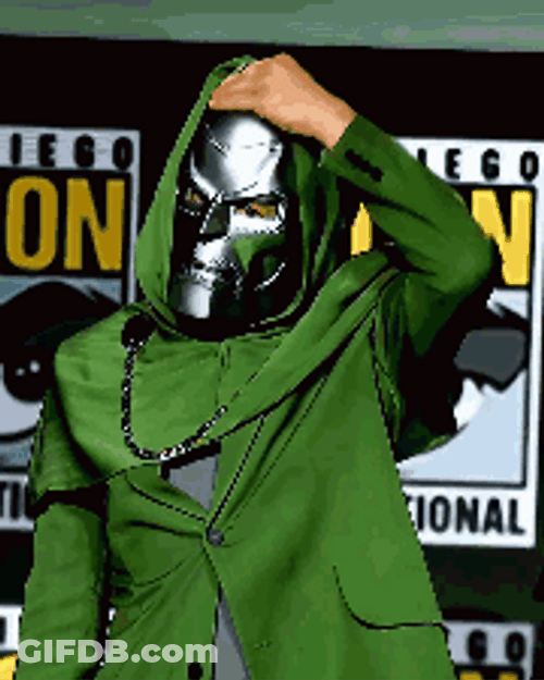 Dr Doom Revealing Robert Downey GIF