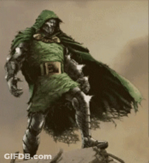 Dr Doom Rugged Look GIF