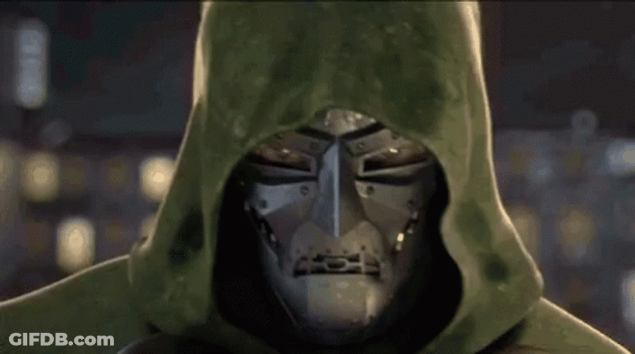 Dr Doom Walking Seriously GIF