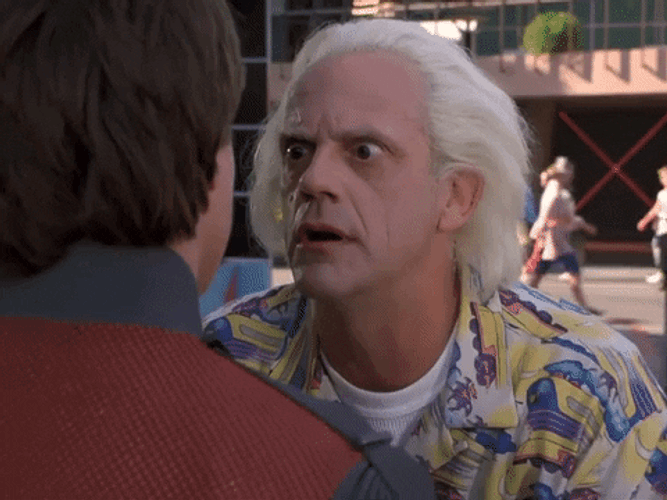 Dr. Emmett Brown Saying Why GIF