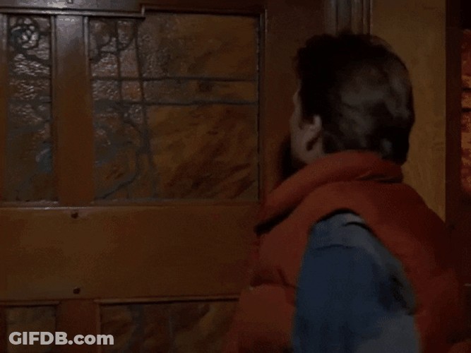 Dr. Emmette Brown Open Door GIF