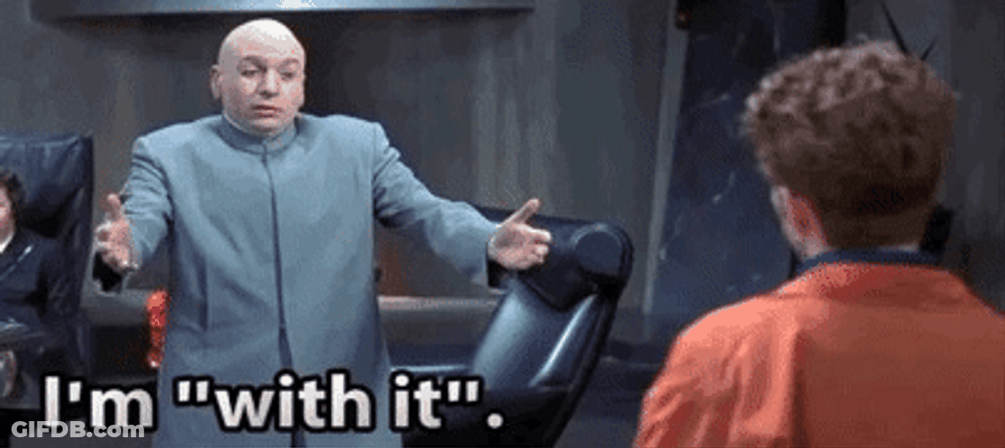 Dr.Evil Dancing Awkwardly GIF