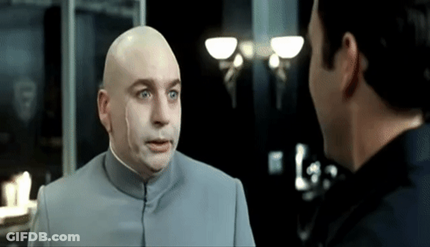 Dr. Evil Mocking The Man GIF