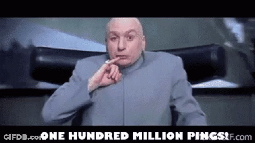 Dr Evil One Hundred Million Dollars Ping GIF