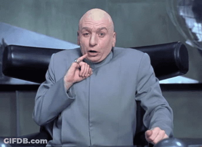 Dr Evil One Million Dollars Coins GIF