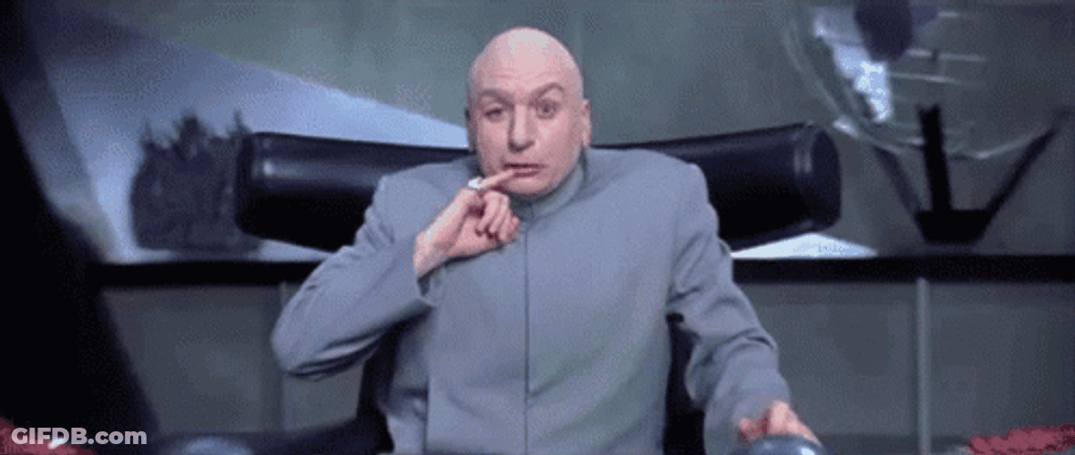 Dr Evil One Million Dollars Digibytes GIF