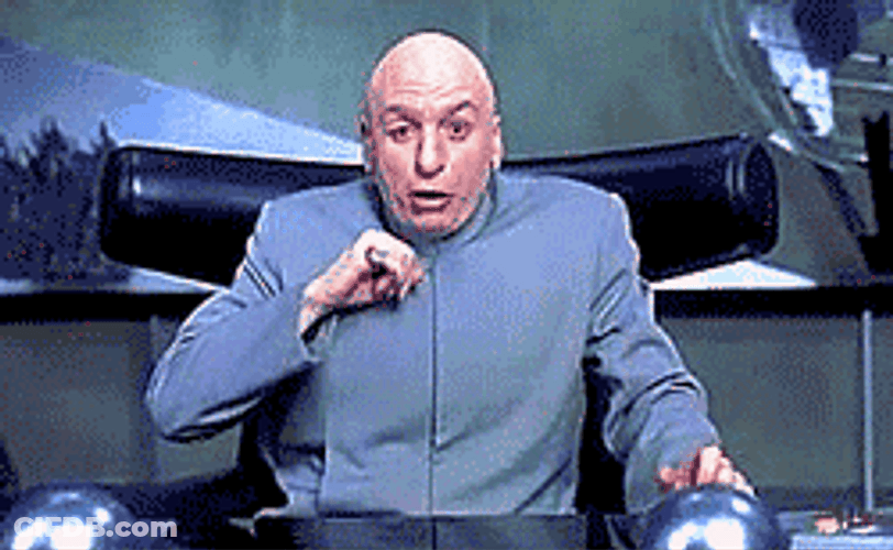 Dr Evil One Million Dollars Loaners GIF