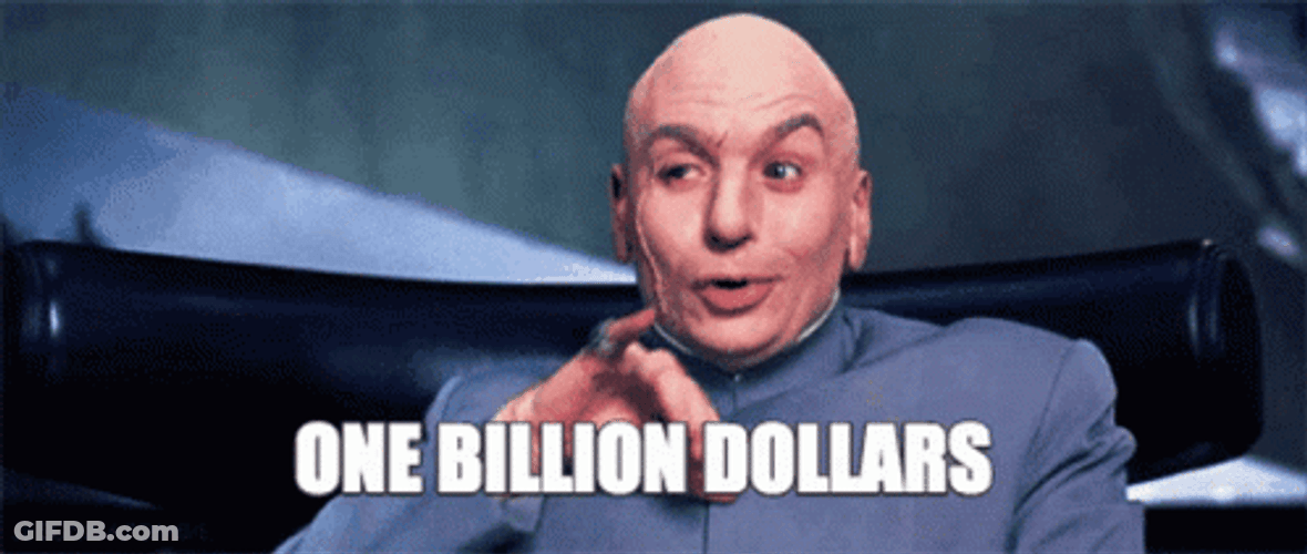 Dr Evil One Million Dollars Nail Biting GIF