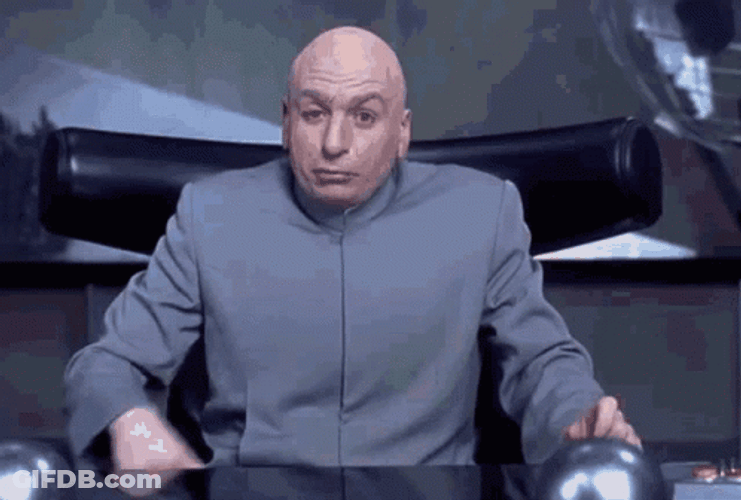 Dr Evil One Million Dollars Oin GIF