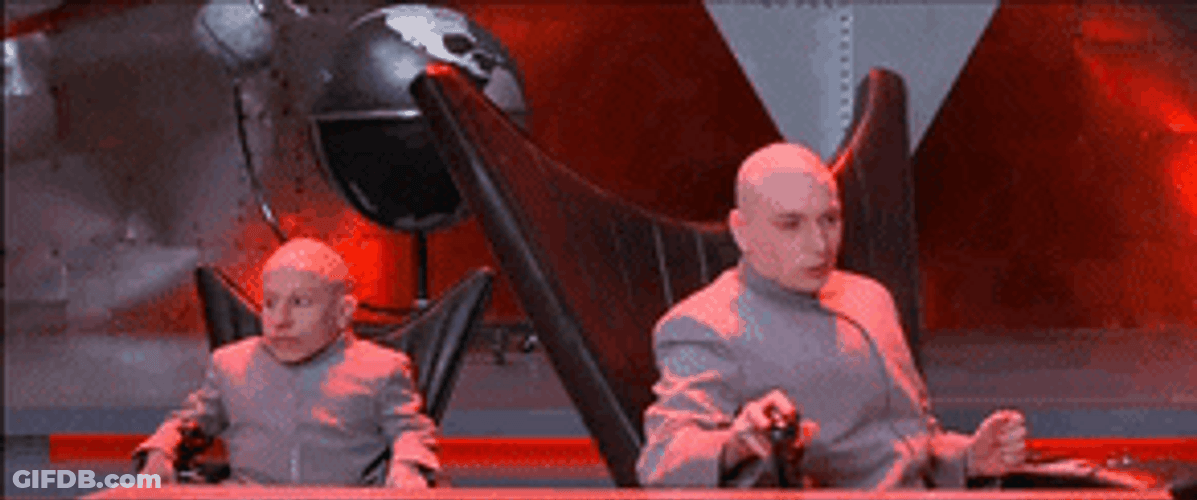 Dr Evil Right And Mini Me Rly GIF