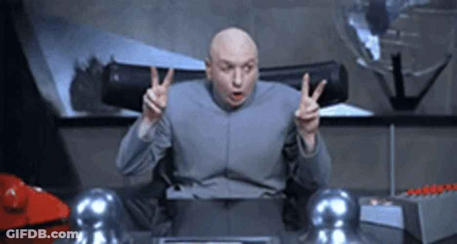 Dr Evil Right Finger Sign GIF