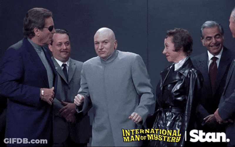 Dr Evil Right International Man Of Mystery GIF