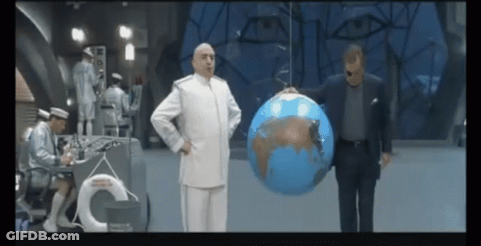 Dr Evil Right Shot The And Rolling GIF