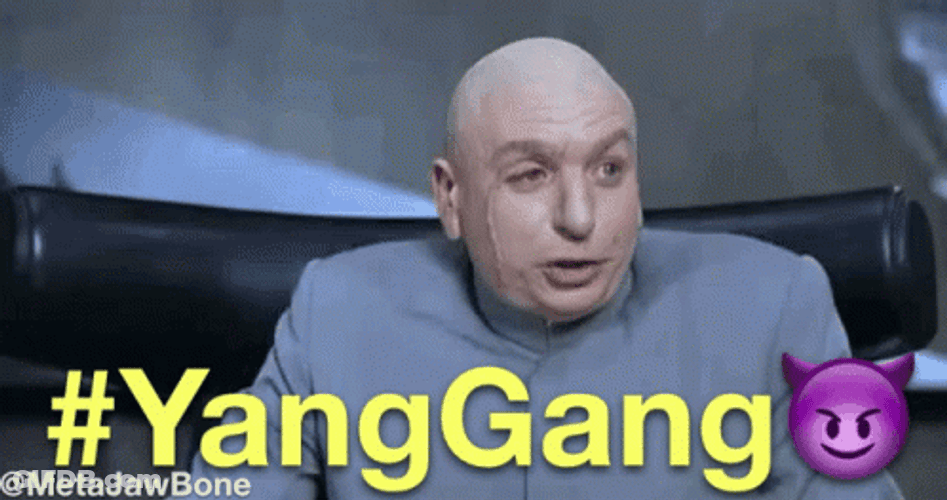 Dr Evil Right Yang Gang GIF