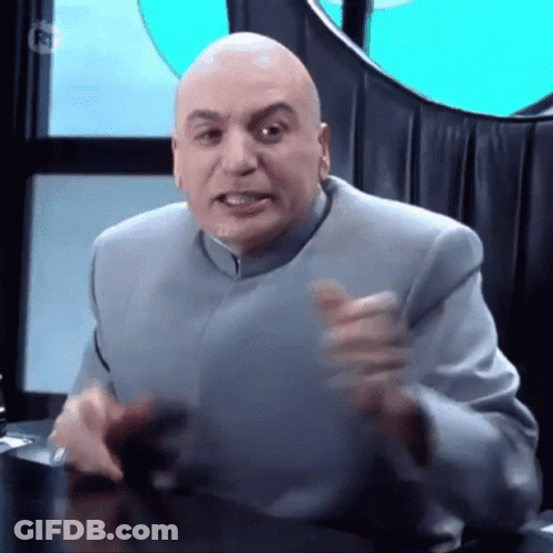 Dr. Evil Shouting Zippy GIF