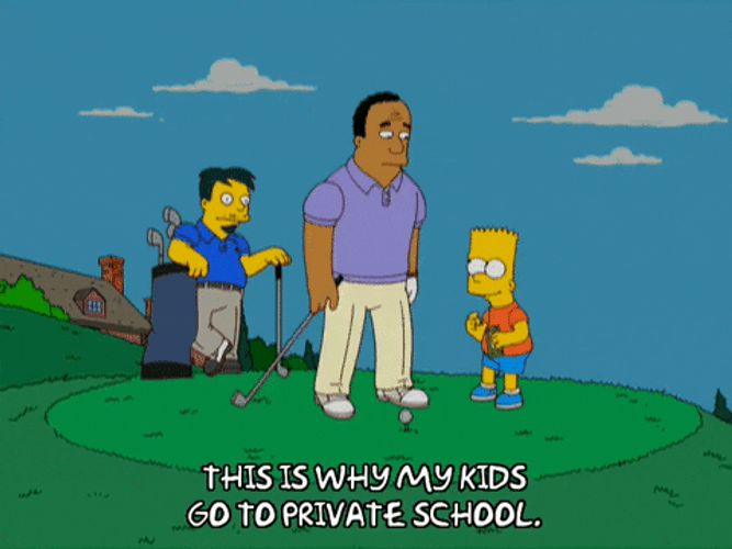 Dr. Hibbert In Golf Course GIF